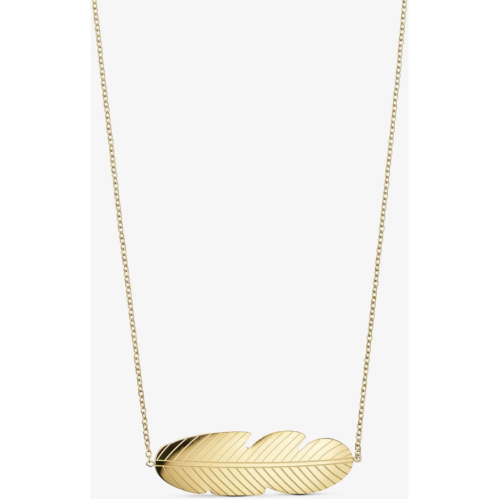 Leafy Neecklace 18 carat gold plated Wolff Jewelry