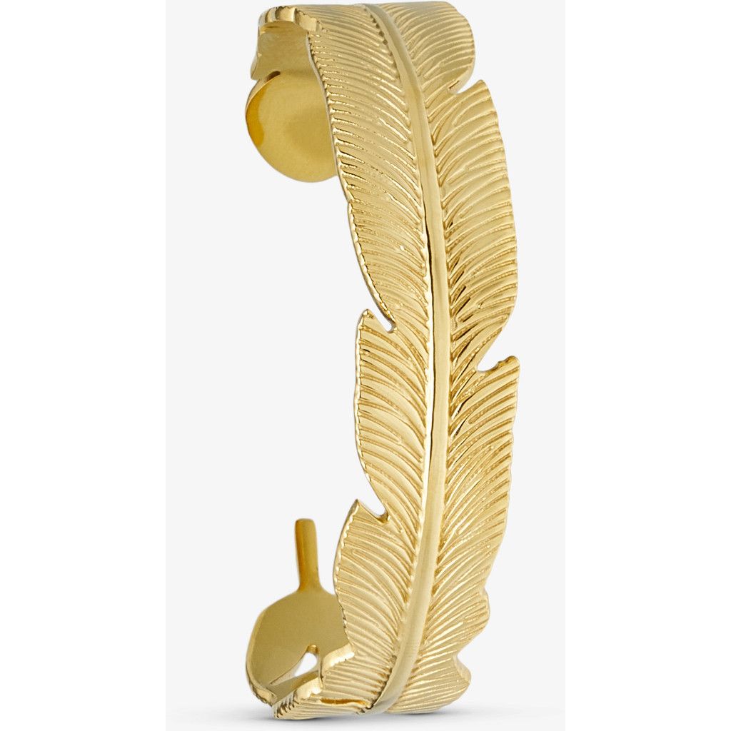 Leafy Bangle 18 carat gold plated Wolff Jewelry