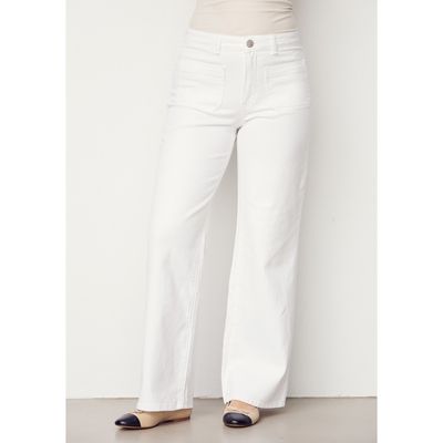 Bologna wide twill white denim I Say