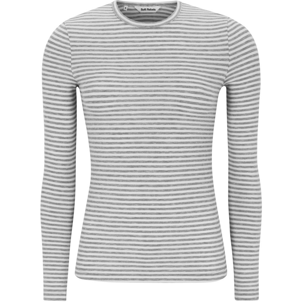 SRFenja Stripe o neck T shirt Soft rebels