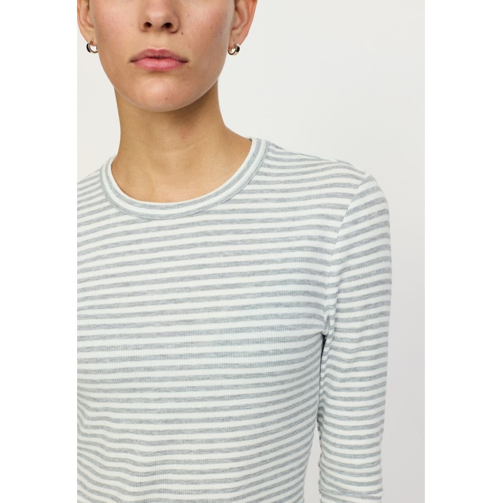 SRFenja Stripe O-neck T shirt Soft rebels