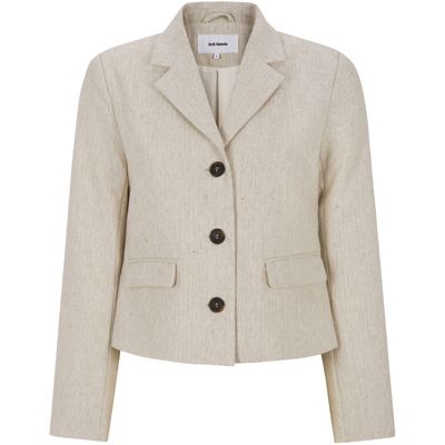 SREevi Blazer wood ash melange Soft rebels