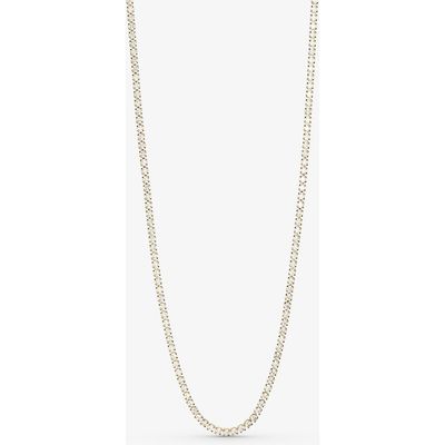 Crystal Tennis Necklace (Gold Plated) Wolff Jewelry