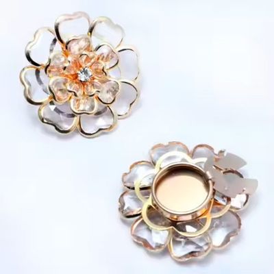 Button Covers (Big Flower) Wolff Jewelry