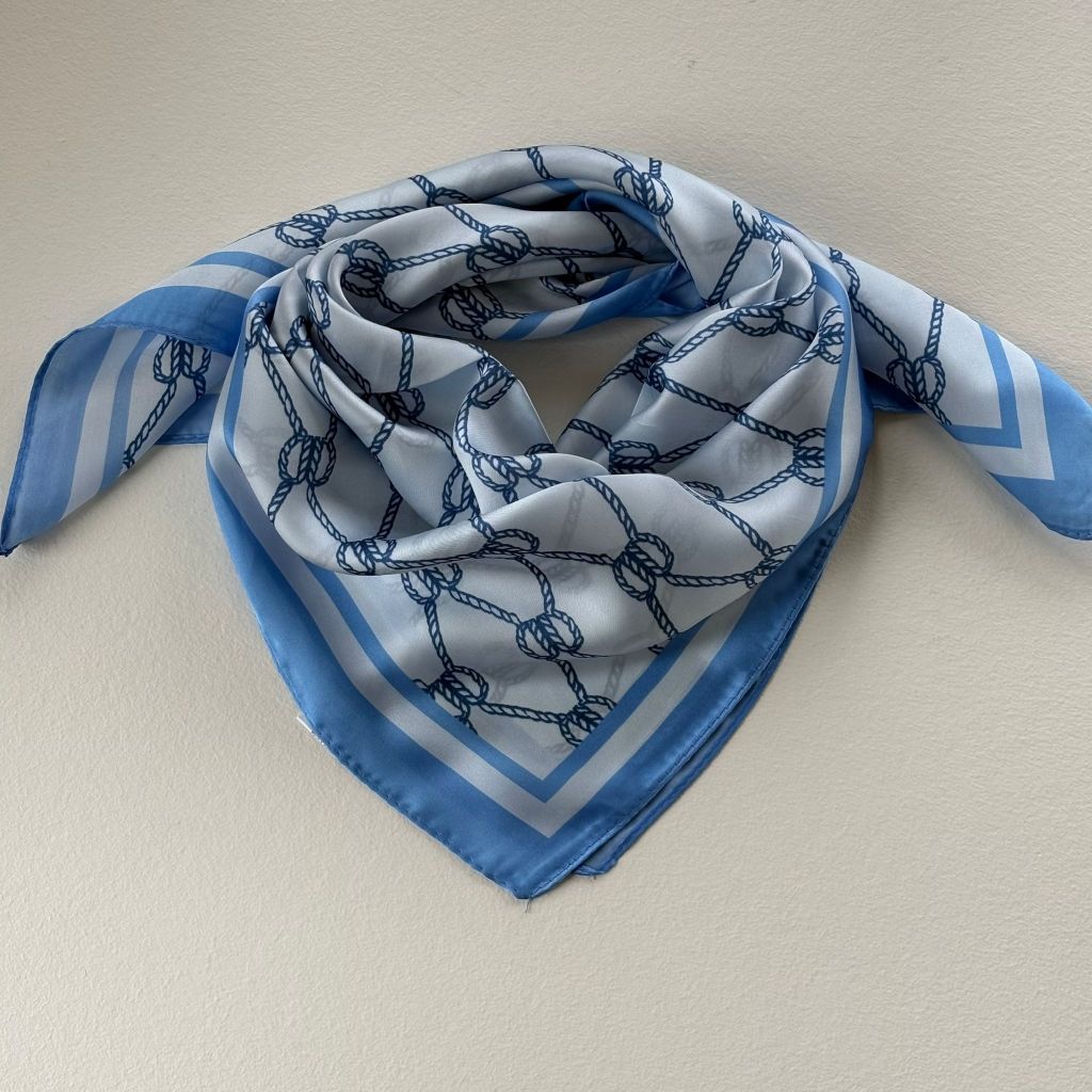 Tørklæde blue ThreeM