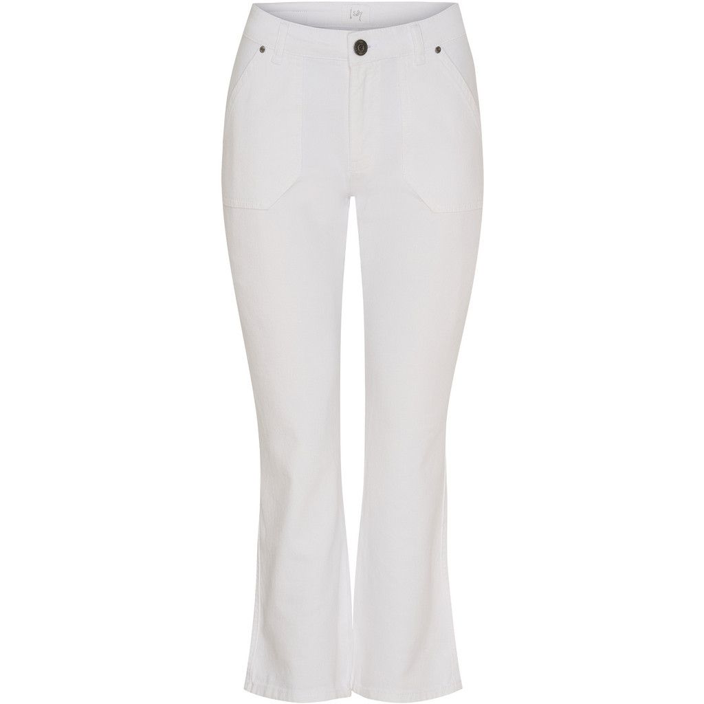 Como twill Flare jeans white  I Say
