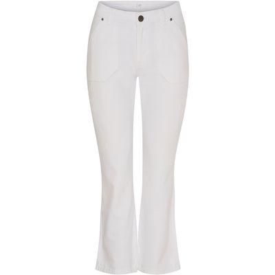 Como twill Flare jeans white  I Say