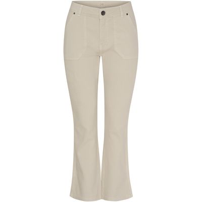 Como twill Flare jeans desert I Say