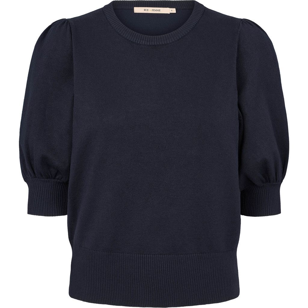 7493RDFSorrel knit navy Rue de Femme