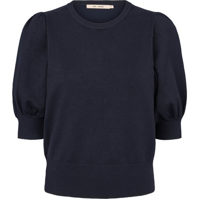 7493RDFSorrel knit navy Rue de Femme