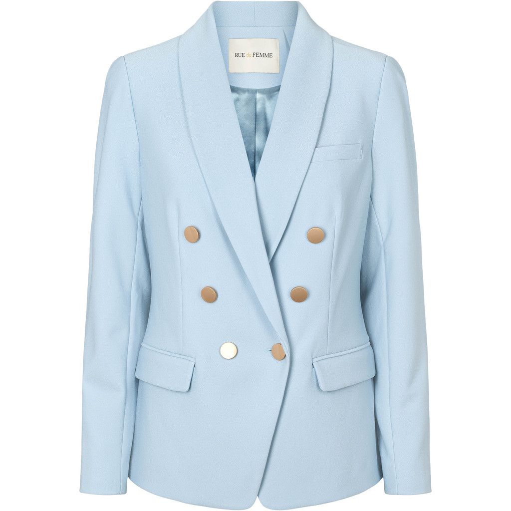 6801RDFComfyEloise Blazer Blue stone Rue de Femme