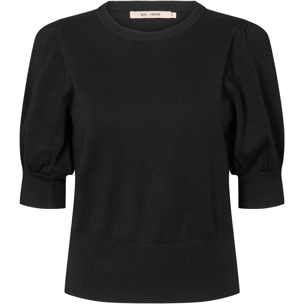 7493RDFSorrel knit black Rue de Femme