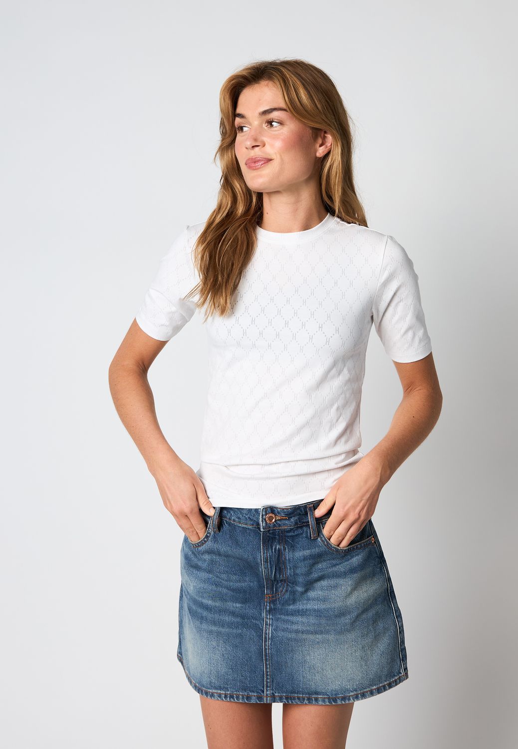 Tee Short Sleeve (White) Hype The Detail