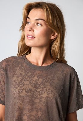 Laze Tee Oversize (Brown) Hype The Detail