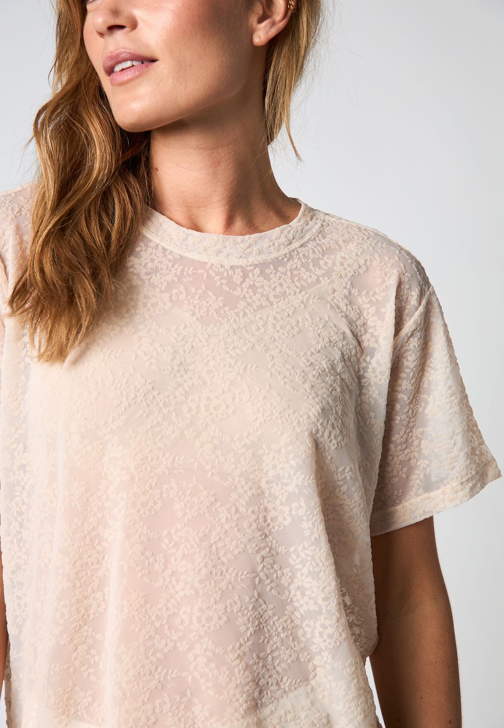 Laze Tee Oversize (Powder) Hype The Detail