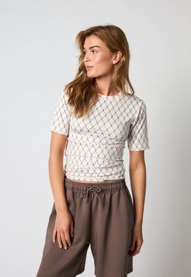 Printed Tee Shirt (Powder) Hype The Detail