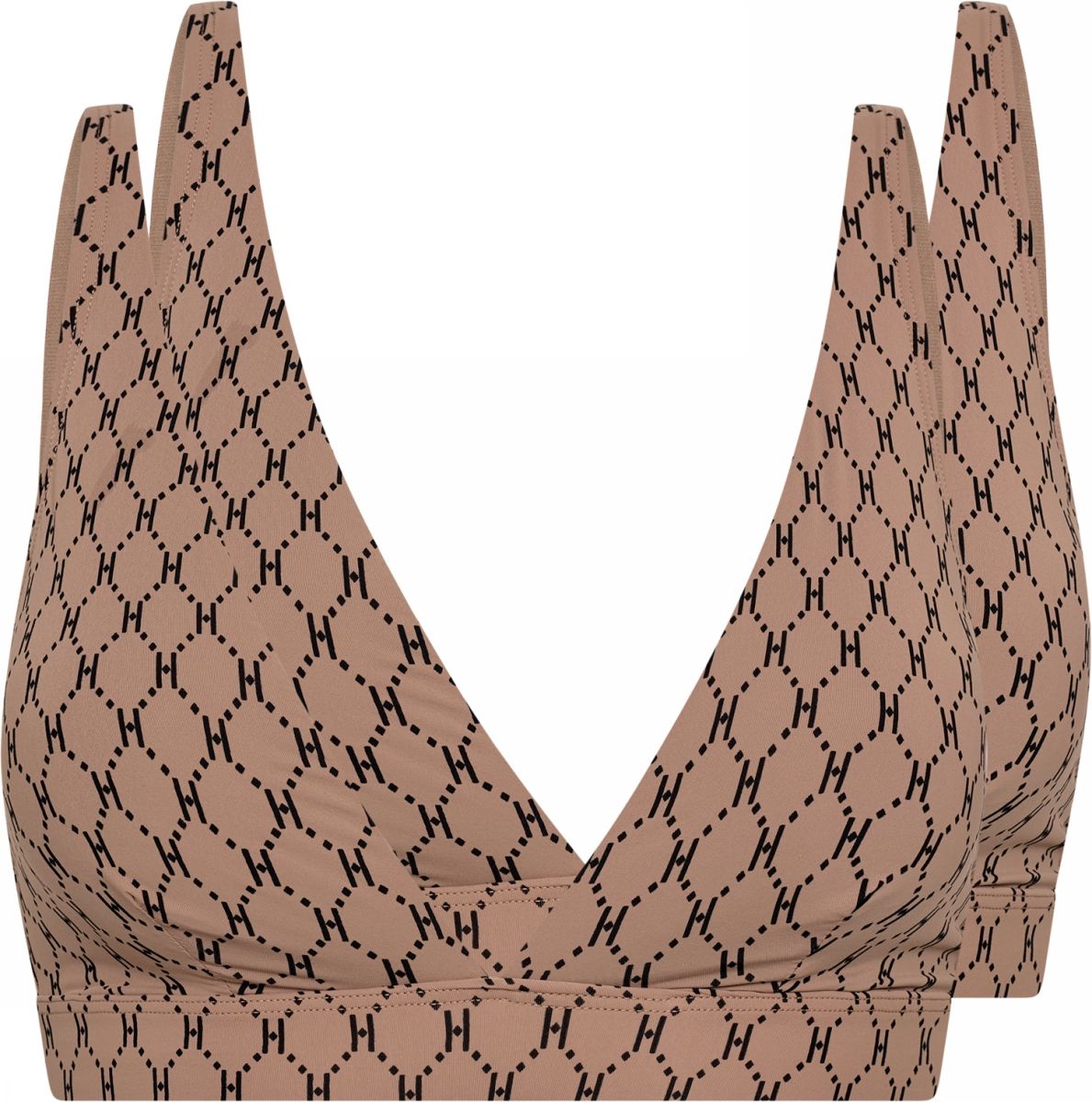 Soft Bra Logo 2pk (Brown) Hype The Detail