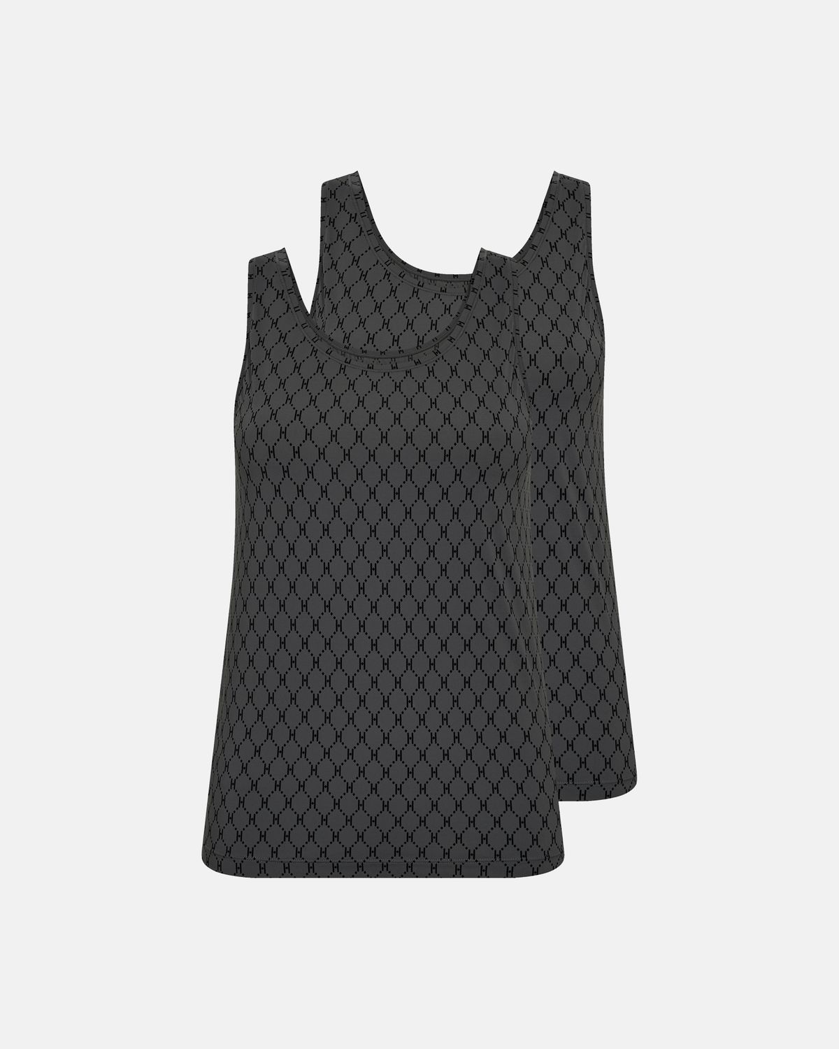 Singlet Logo 2pk (Grey) Hype The Detail