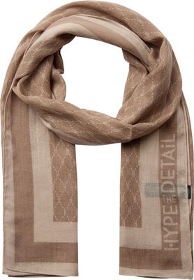 Tørklæde Logo (Brown/Sand) Hype The Detail