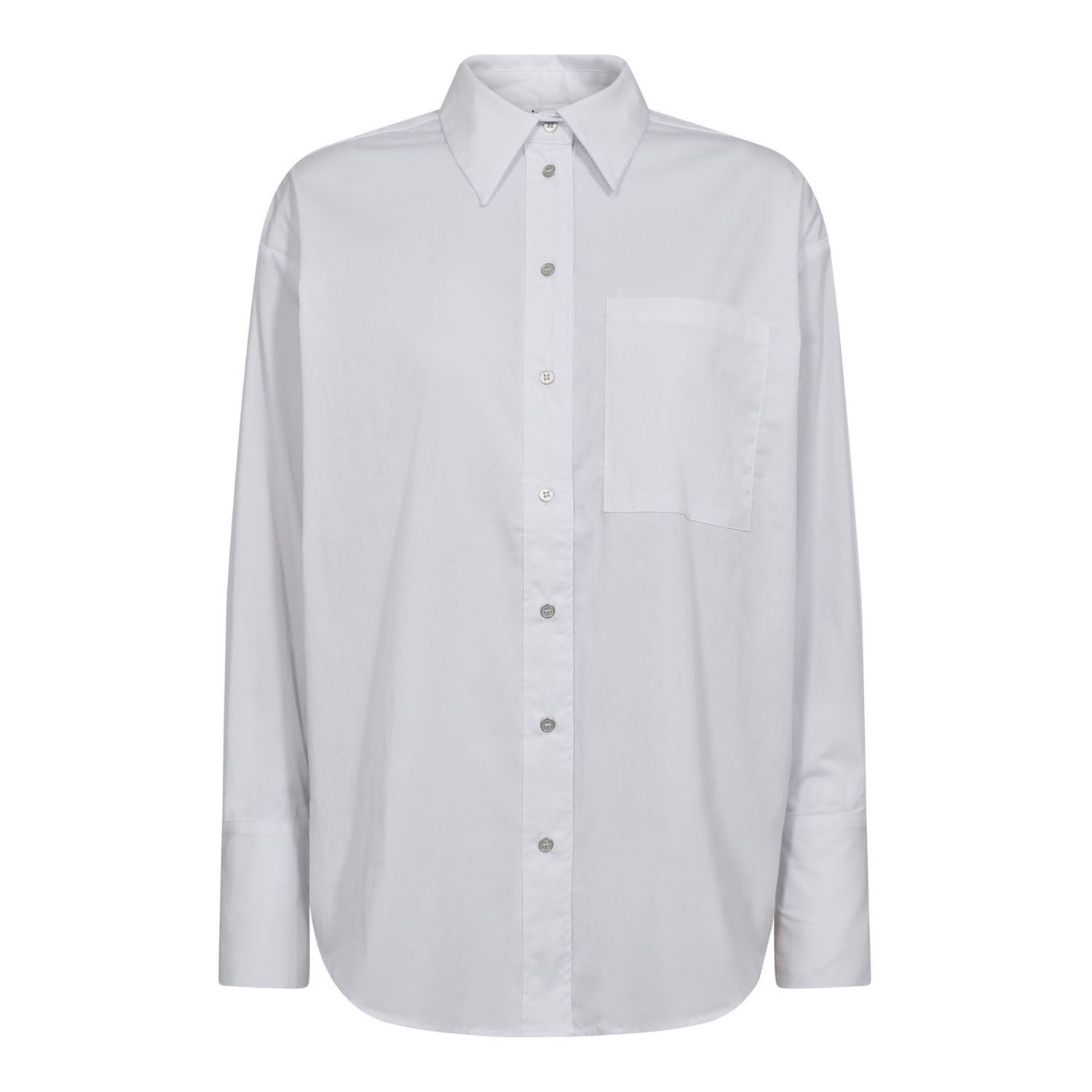 PoppyCC Cuff Shirt (White) Co'Couture