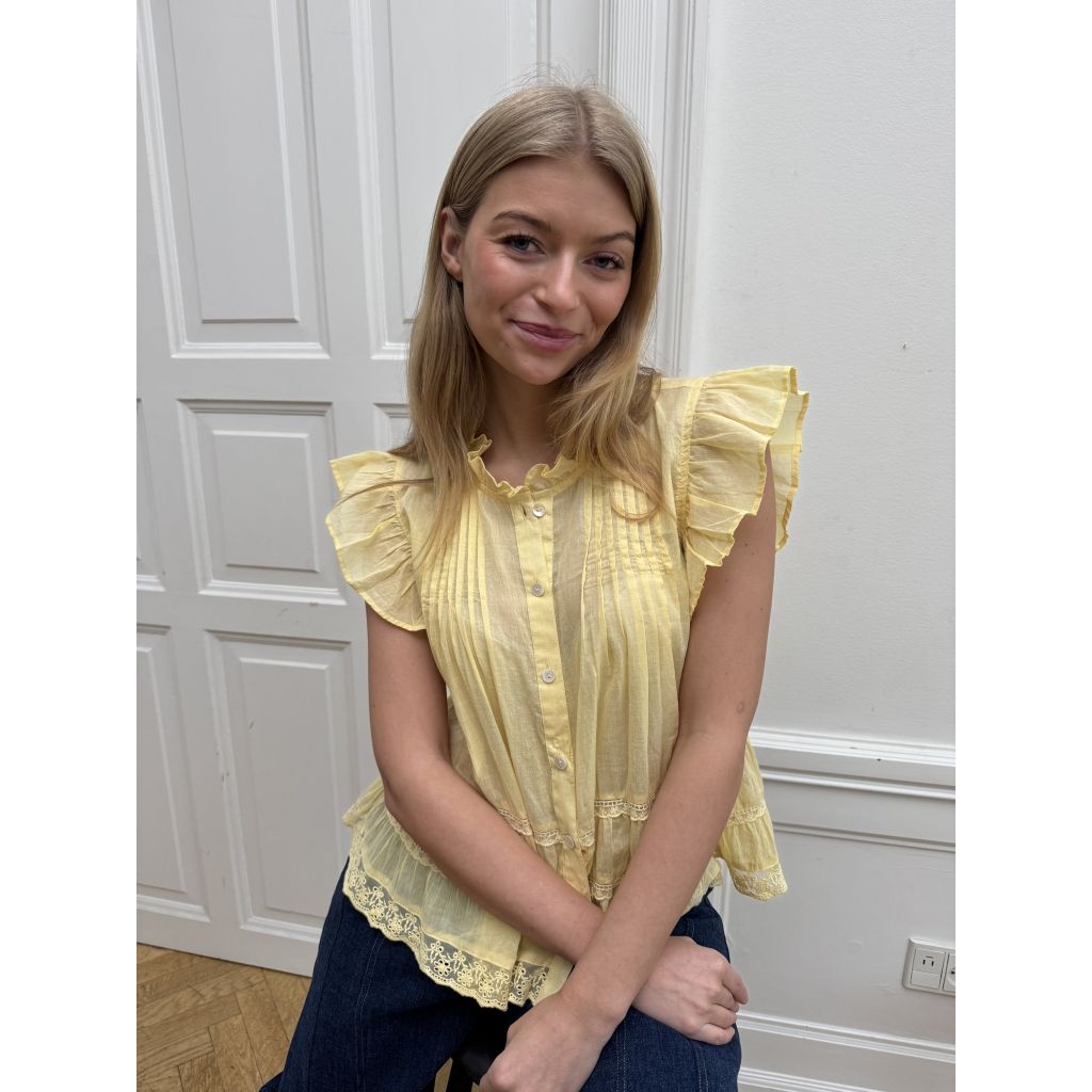 Audrey top yellow Continue
