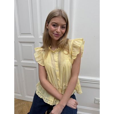 Audrey top yellow Continue