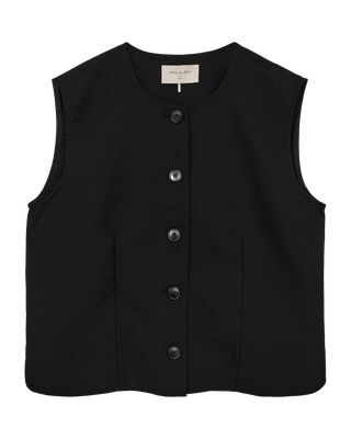 FQMaeve-waist-coat black Frequent