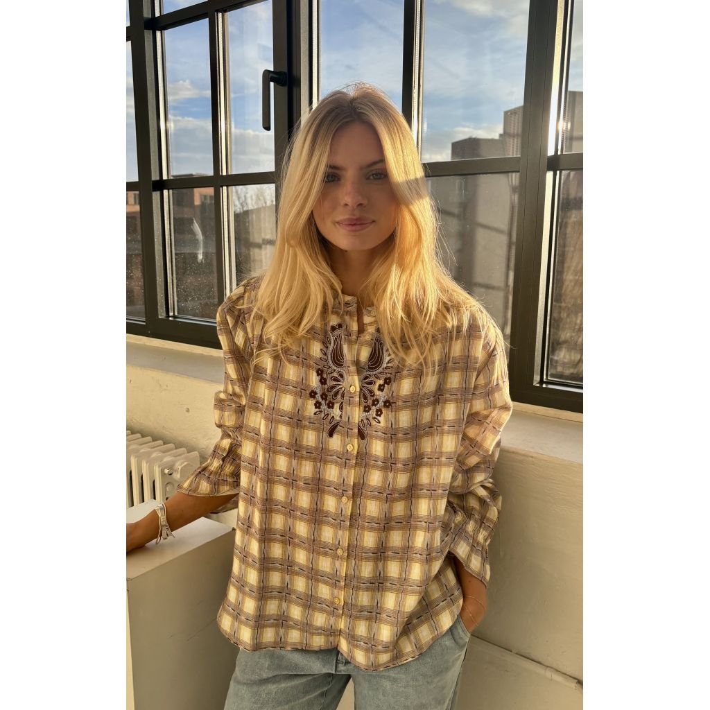 hallie shirt Continue