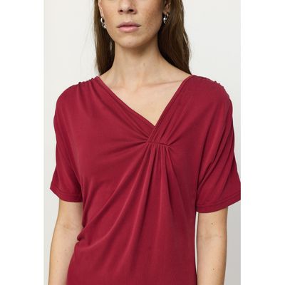 SRElla Drape Dress (Burnt Russet) Soft rebels
