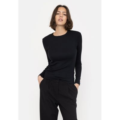 SRFenja O-neck Top (Black) Soft Rebels