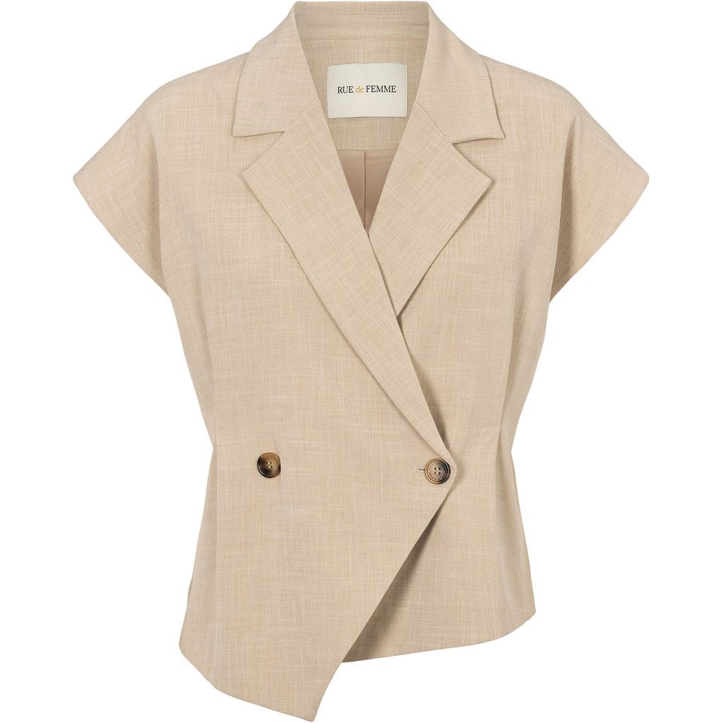 7099RDFSolveig vest (Birch) Rue de Femme