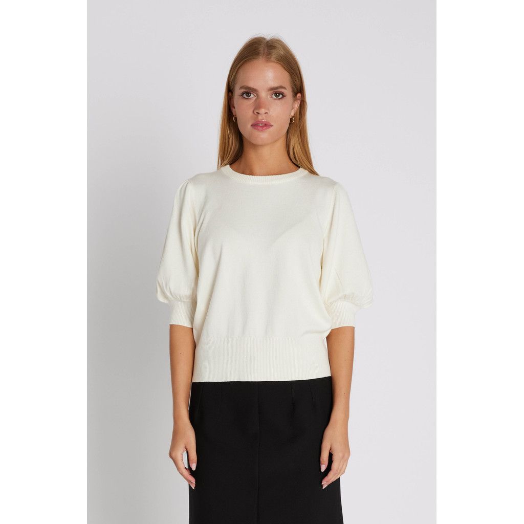 7493RDFSorrel knit (White) Rue de Femme