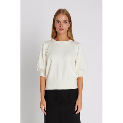 7493RDFSorrel knit (White) Rue de Femme