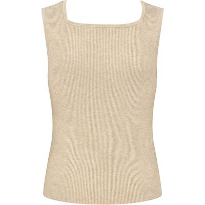 RDF833Noa Reverse Knit Top (Sand) Rue de Femme