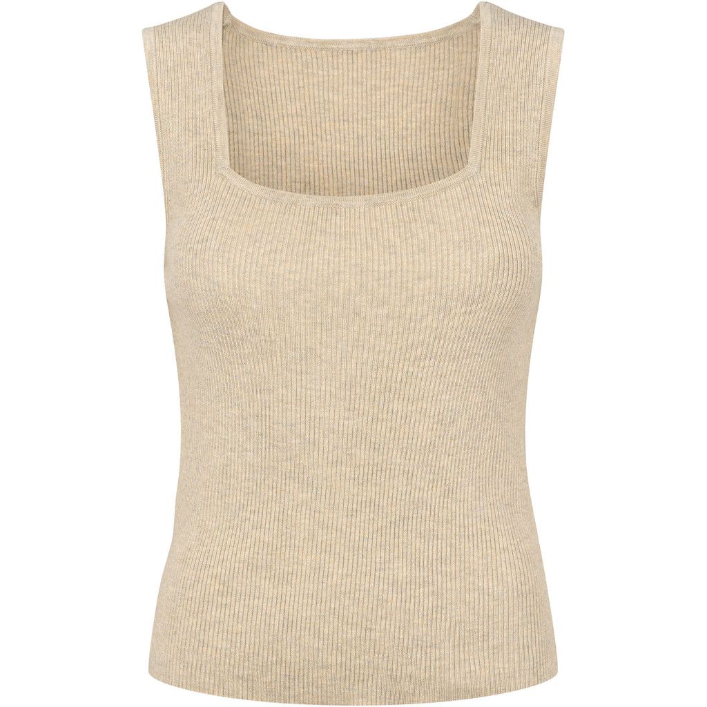RDF833Noa Reverse Knit Top (Sand) Rue de Femme