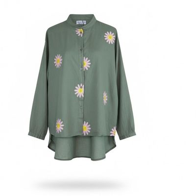 Bodhi Blouse (Army) OM-HU