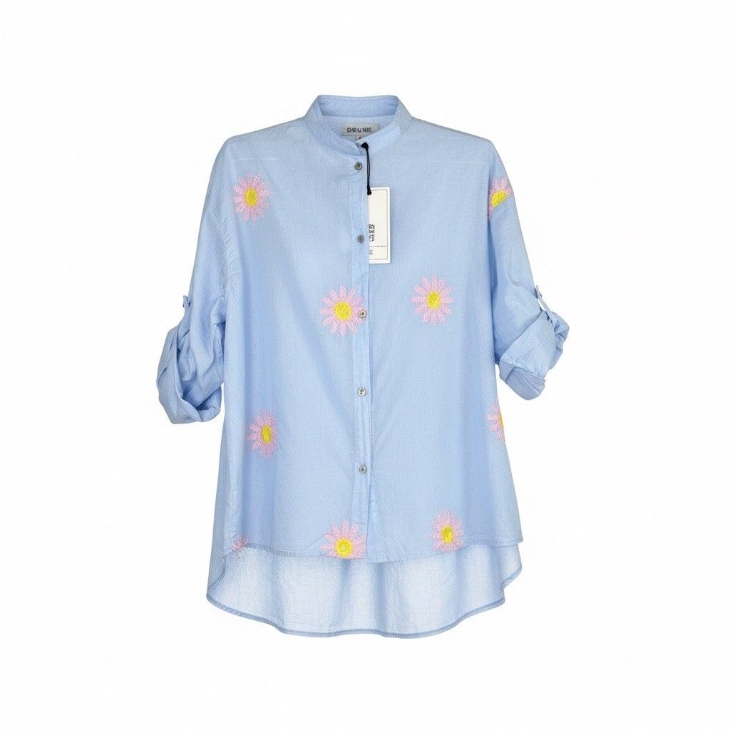 Bodhi Blouse (Lyseblå) OM-HU