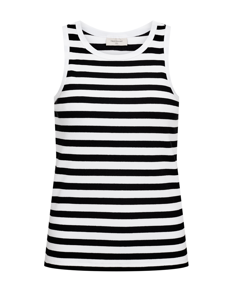 FQEffy Top (Brilliant Whitw w. Black) Freequent