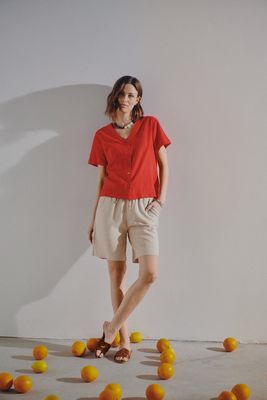 FQLava-Shorts (Sand Melange) Freequent