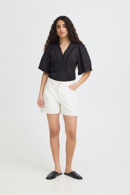 IHAveny Shorts (DENIM BLANC DE BLANC) ICHI