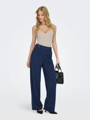 JDYGeggo Life New Long Pant (Black Iris - Blue) JDY
