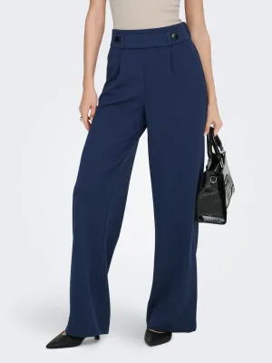JDYGeggo Life New Long Pant (Black Iris - Blue) JDY