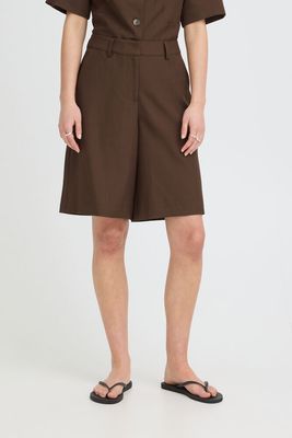 IHFava Long Shorts (Slate Black Melange Brown) ICHI
