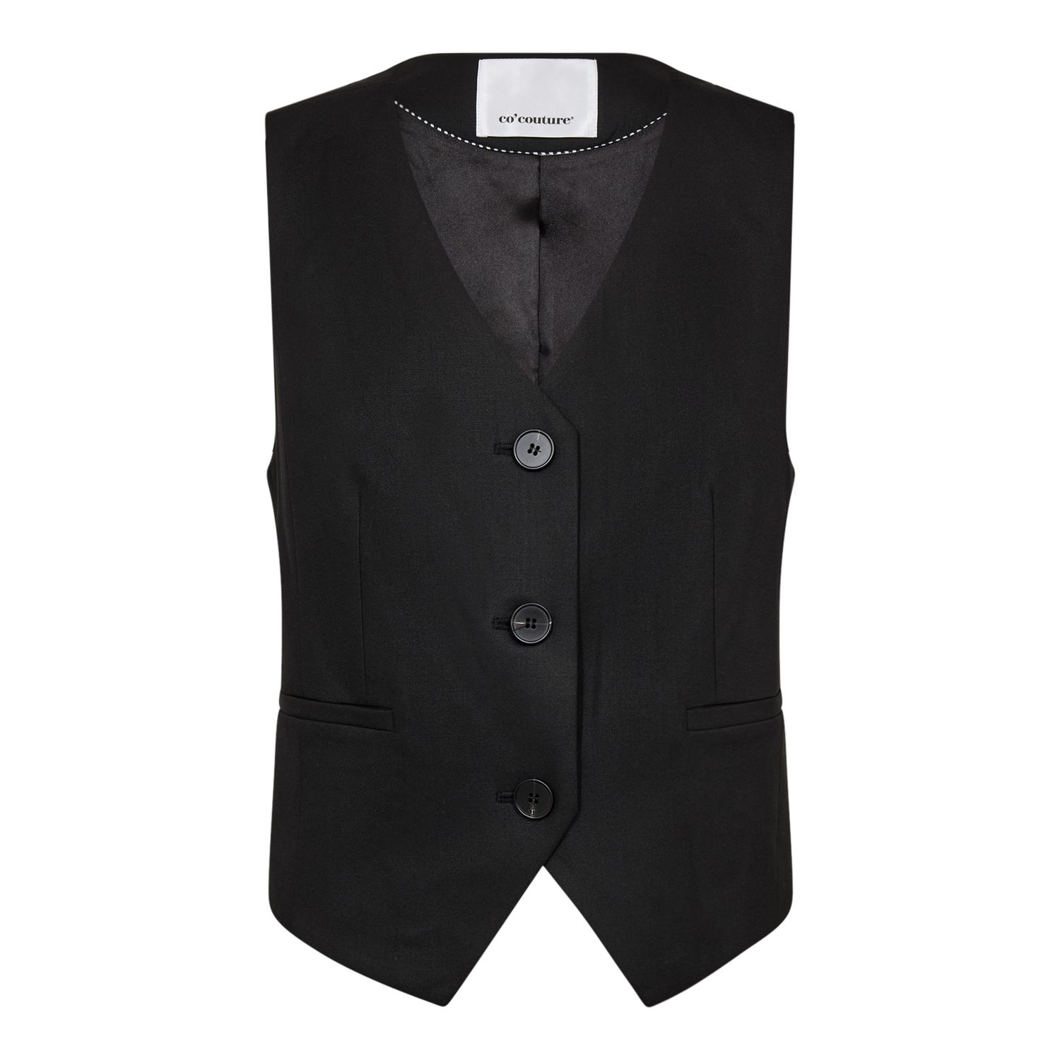 SibelleCC Open Back Vest black Co'couture