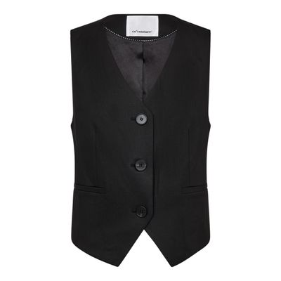 SibelleCC Open Back Vest black Co'couture