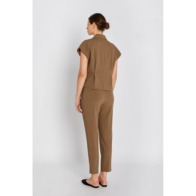 7099RDFBethally Pants (Dark-Sand) Rue de Femme