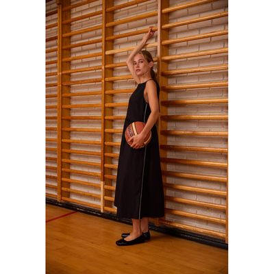 7791RDFLivia Dress (Black) Rue de Femme