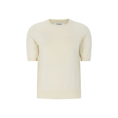 SRMarla ss o neck knit Arctic wolf Soft Rebels