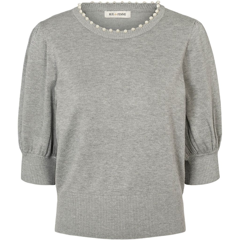 RDFSorrel jewel knit Light grey Rue de femme