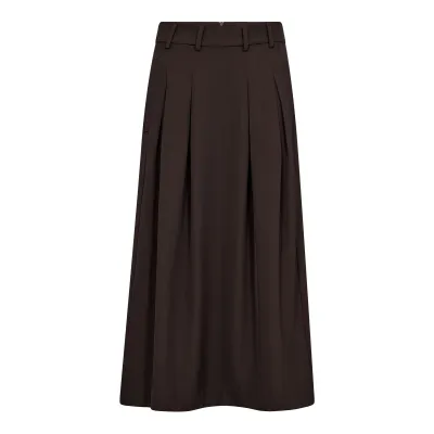 AliniCC Anya Pleat skirt brown Co'Couture